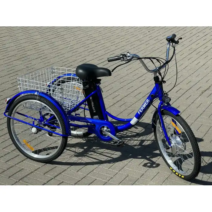 Трехколесный электровелосипед SmartBalance Fermer Синий9067